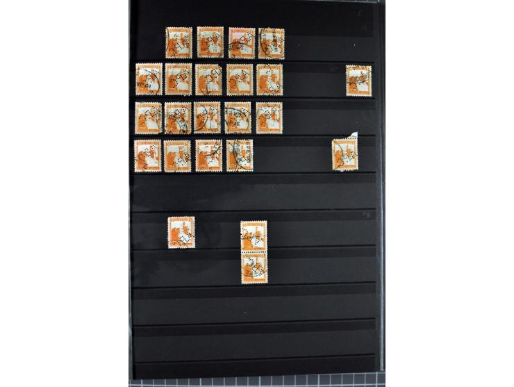 Perfins: "APC" on well over 500 stamps and one cover
