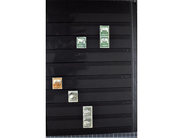 Perfins: "APC" on well over 500 stamps and one cover
