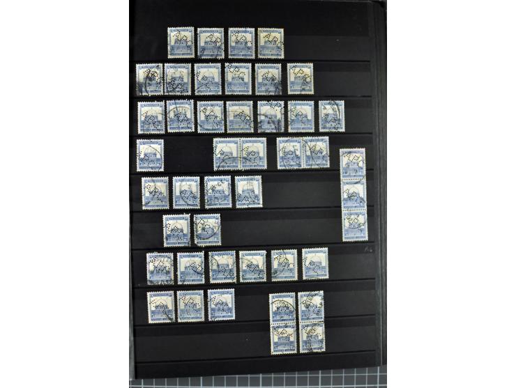 Perfins: "APC" on well over 500 stamps and one cover