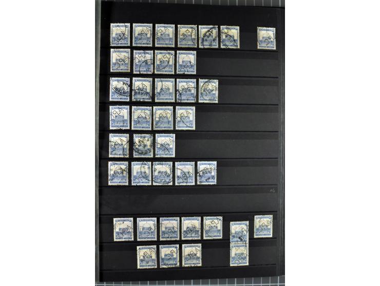 Perfins: "APC" on well over 500 stamps and one cover