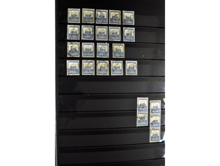 Perfins: "APC" on well over 500 stamps and one cover
