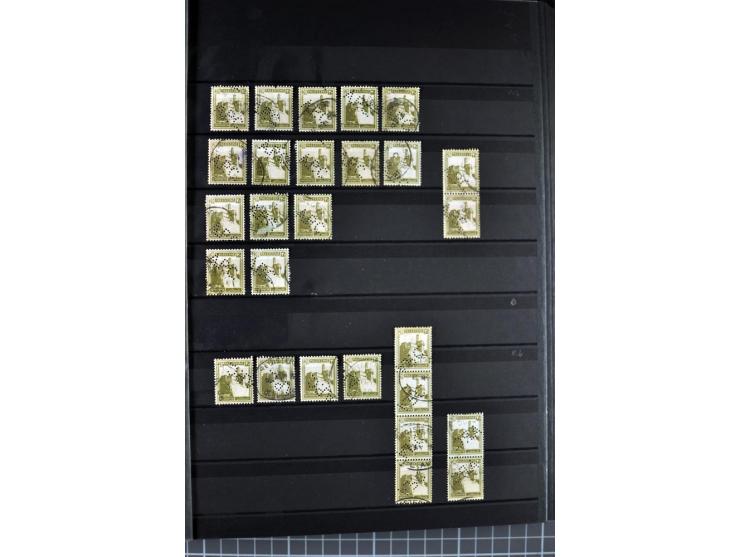 Perfins: "APC" on well over 500 stamps and one cover