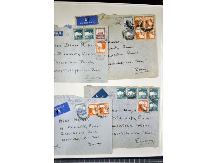 Remaining collection with a large amount of plate no. blocks and single stamps, gutter pairs and blocks, presentation booklet