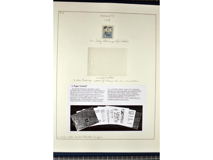Remaining collection with a large amount of plate no. blocks and single stamps, gutter pairs and blocks, presentation booklet