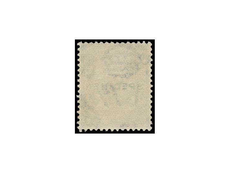 1 m.-5 pia. with overprint "SPECIMEN" and additional diagonal handstamp "SPECIMEN", unused without gum (Bale S.6-11a)