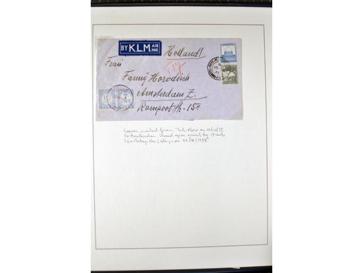 The remaining unused and used collection incl. the set of 9 in vertical gutter pairs and several plate no. single stamps and 