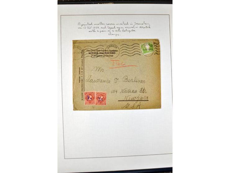 The remaining unused and used collection incl. the set of 9 in vertical gutter pairs and several plate no. single stamps and 