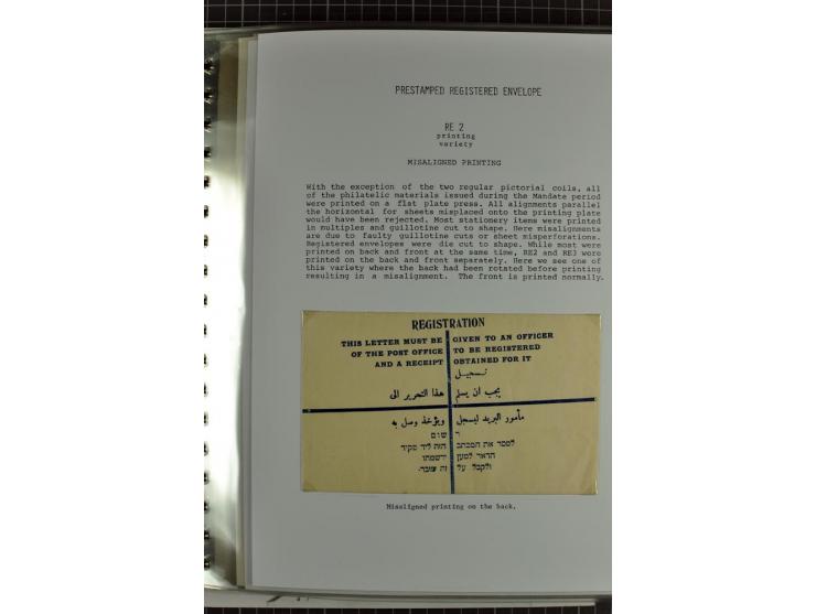 Registered envelopes, nationally and internationally awarded exhibition collection in 5 volumes, containing about more than 1