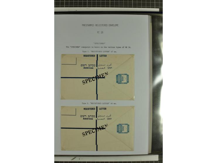 Registered envelopes, nationally and internationally awarded exhibition collection in 5 volumes, containing about more than 1