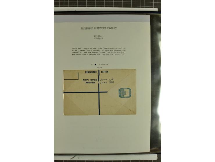 Registered envelopes, nationally and internationally awarded exhibition collection in 5 volumes, containing about more than 1