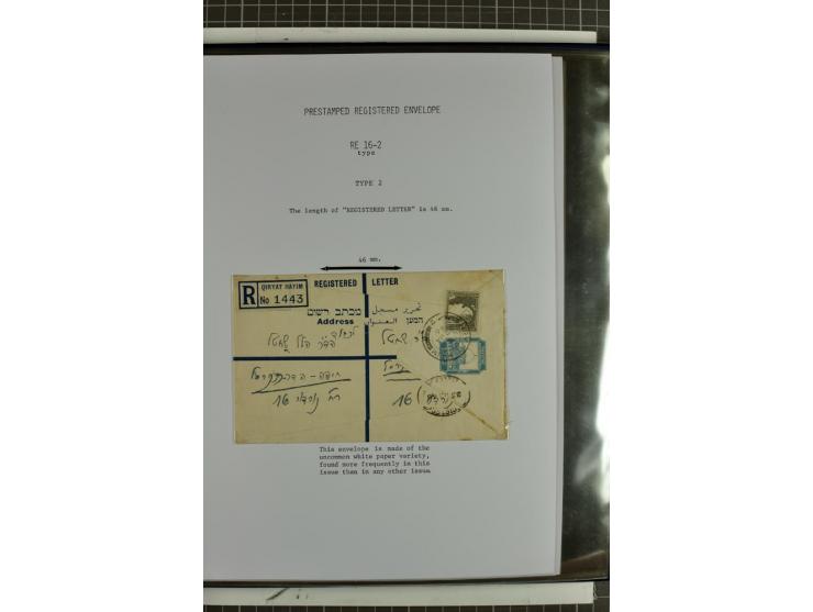 Registered envelopes, nationally and internationally awarded exhibition collection in 5 volumes, containing about more than 1