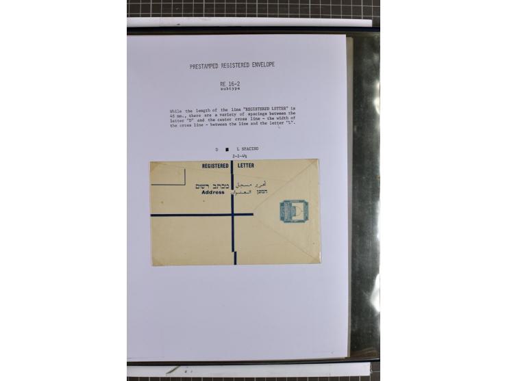 Registered envelopes, nationally and internationally awarded exhibition collection in 5 volumes, containing about more than 1
