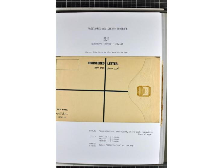 Registered envelopes, nationally and internationally awarded exhibition collection in 5 volumes, containing about more than 1