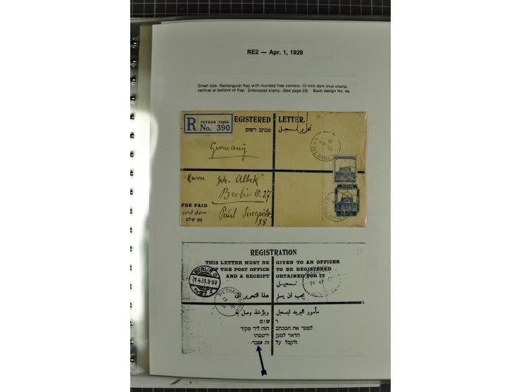 Registered envelopes, nationally and internationally awarded exhibition collection in 5 volumes, containing about more than 1
