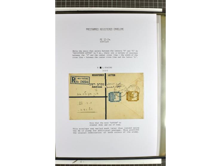 Registered envelopes, nationally and internationally awarded exhibition collection in 5 volumes, containing about more than 1
