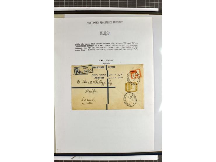 Registered envelopes, nationally and internationally awarded exhibition collection in 5 volumes, containing about more than 1