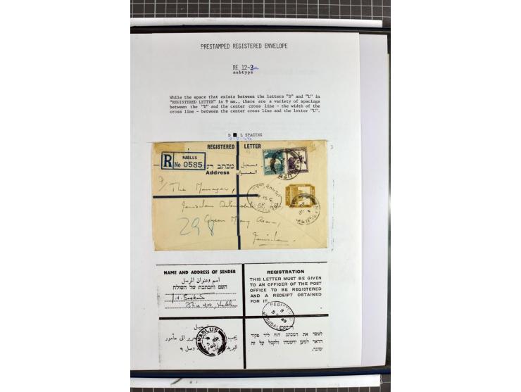 Registered envelopes, nationally and internationally awarded exhibition collection in 5 volumes, containing about more than 1