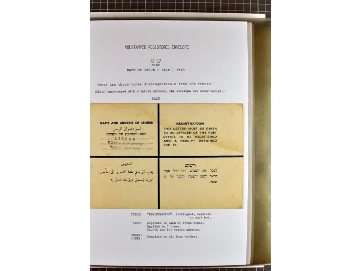 Registered envelopes, nationally and internationally awarded exhibition collection in 5 volumes, containing about more than 1
