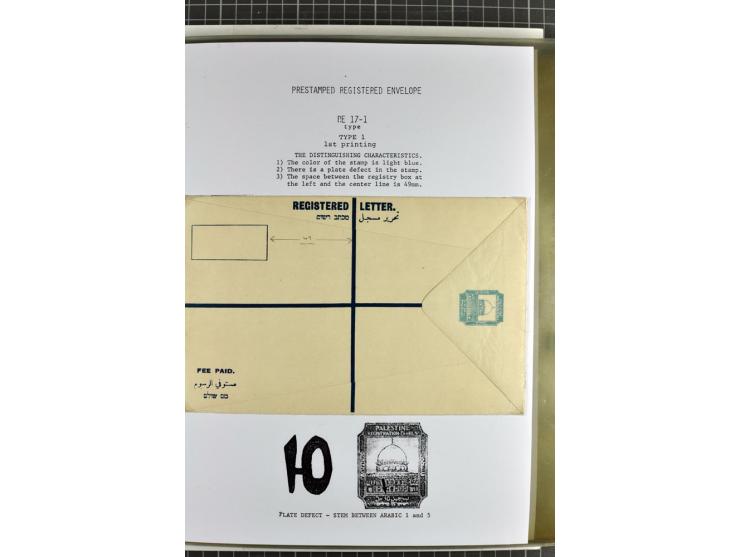 Registered envelopes, nationally and internationally awarded exhibition collection in 5 volumes, containing about more than 1