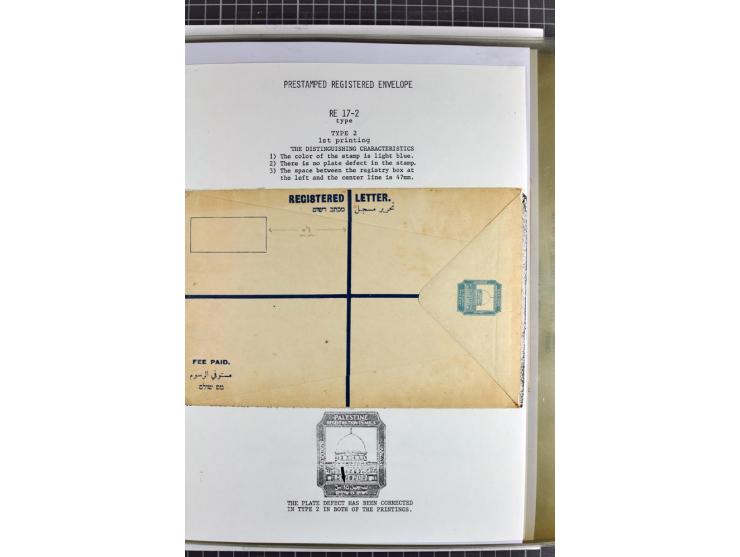 Registered envelopes, nationally and internationally awarded exhibition collection in 5 volumes, containing about more than 1