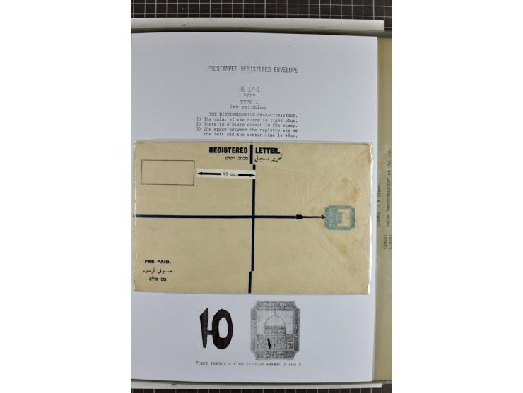 Registered envelopes, nationally and internationally awarded exhibition collection in 5 volumes, containing about more than 1