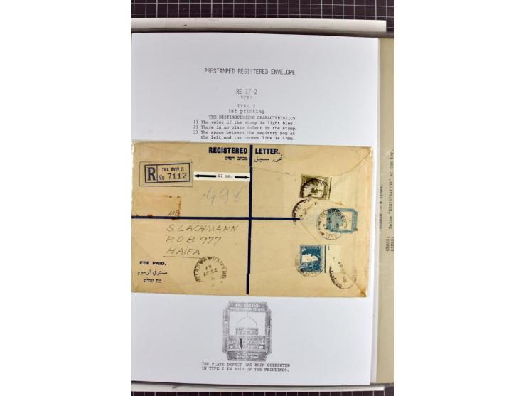 Registered envelopes, nationally and internationally awarded exhibition collection in 5 volumes, containing about more than 1