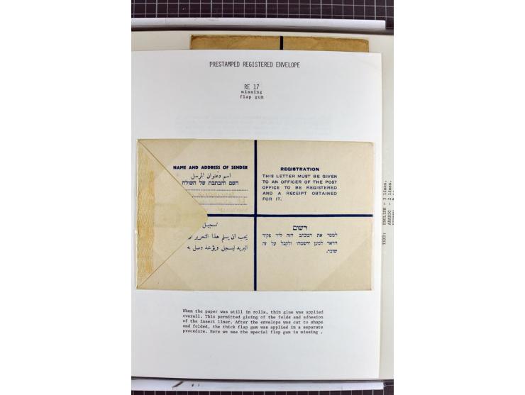 Registered envelopes, nationally and internationally awarded exhibition collection in 5 volumes, containing about more than 1