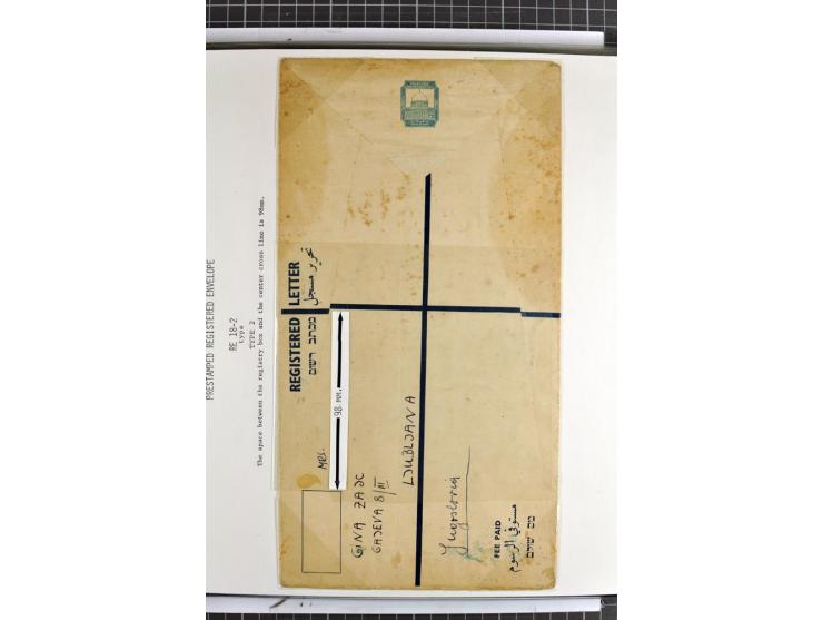 Registered envelopes, nationally and internationally awarded exhibition collection in 5 volumes, containing about more than 1