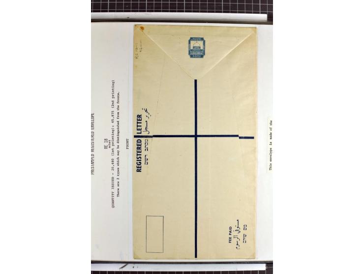 Registered envelopes, nationally and internationally awarded exhibition collection in 5 volumes, containing about more than 1
