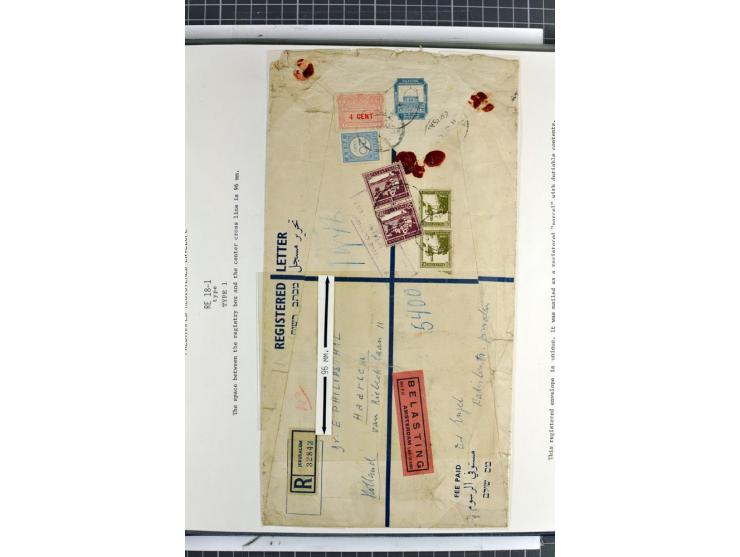Registered envelopes, nationally and internationally awarded exhibition collection in 5 volumes, containing about more than 1