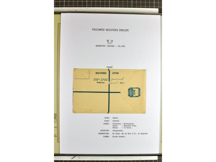 Registered envelopes, nationally and internationally awarded exhibition collection in 5 volumes, containing about more than 1