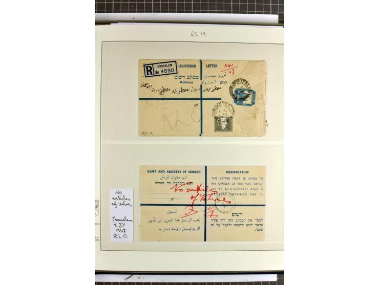 Registered envelopes, nationally and internationally awarded exhibition collection in 5 volumes, containing about more than 1