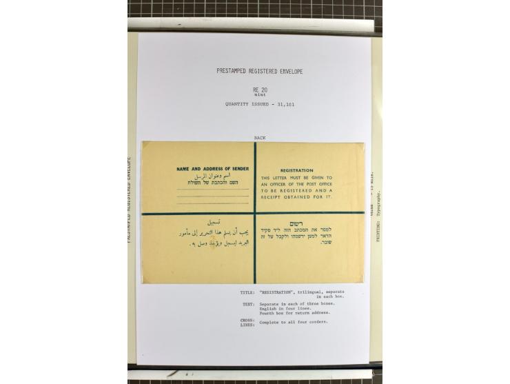 Registered envelopes, nationally and internationally awarded exhibition collection in 5 volumes, containing about more than 1