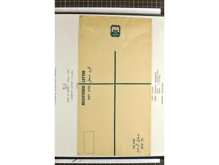 Registered envelopes, nationally and internationally awarded exhibition collection in 5 volumes, containing about more than 1