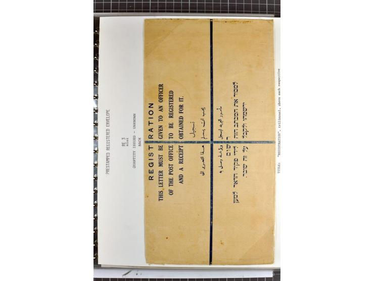 Registered envelopes, nationally and internationally awarded exhibition collection in 5 volumes, containing about more than 1