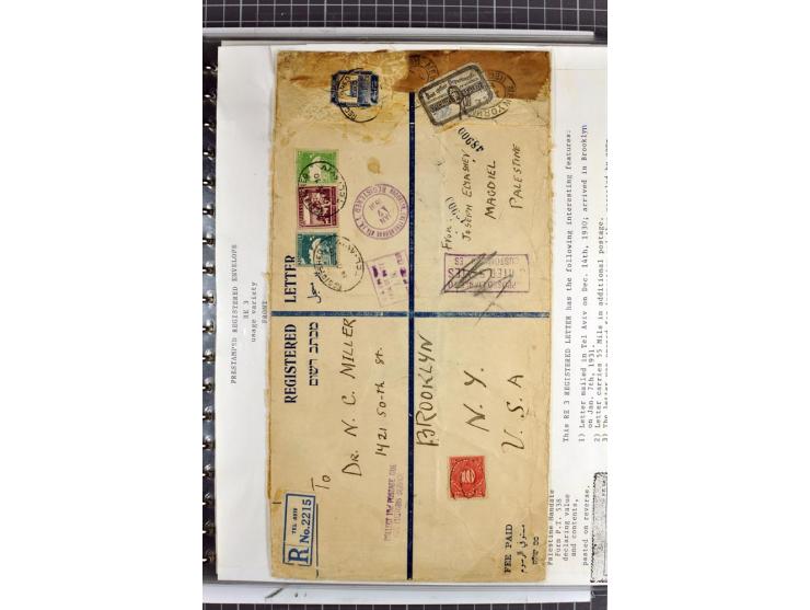 Registered envelopes, nationally and internationally awarded exhibition collection in 5 volumes, containing about more than 1