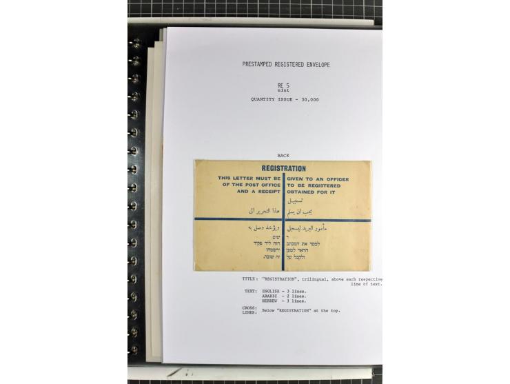 Registered envelopes, nationally and internationally awarded exhibition collection in 5 volumes, containing about more than 1