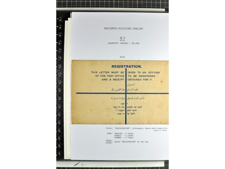 Registered envelopes, nationally and internationally awarded exhibition collection in 5 volumes, containing about more than 1