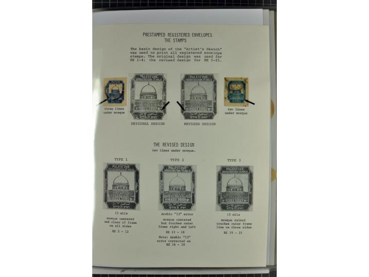 Registered envelopes, nationally and internationally awarded exhibition collection in 5 volumes, containing about more than 1