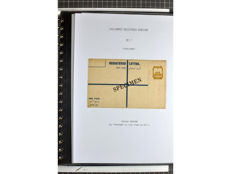 Registered envelopes, nationally and internationally awarded exhibition collection in 5 volumes, containing about more than 1
