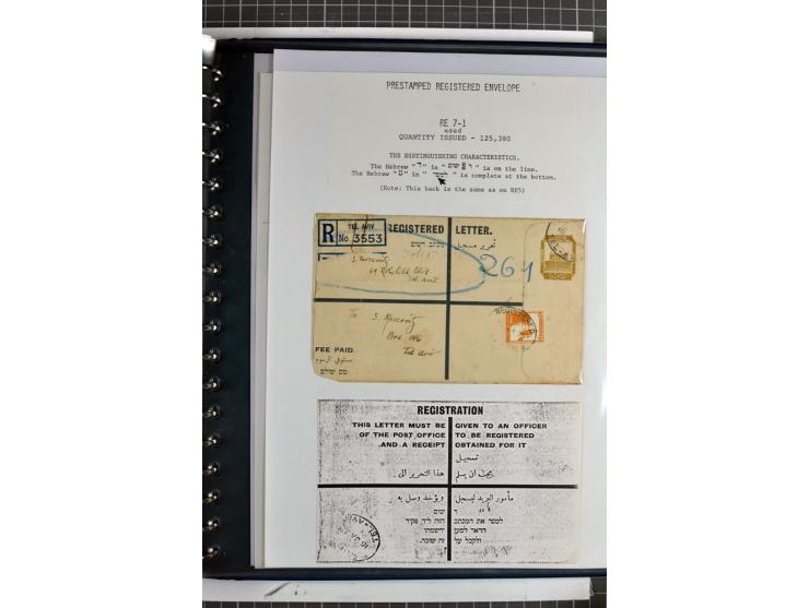 Registered envelopes, nationally and internationally awarded exhibition collection in 5 volumes, containing about more than 1