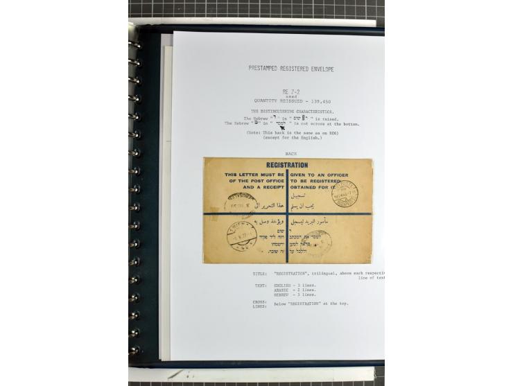 Registered envelopes, nationally and internationally awarded exhibition collection in 5 volumes, containing about more than 1