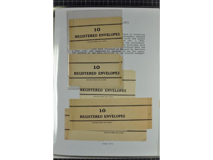 Registered envelopes, nationally and internationally awarded exhibition collection in 5 volumes, containing about more than 1