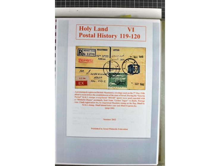 Registered envelopes, nationally and internationally awarded exhibition collection in 5 volumes, containing about more than 1
