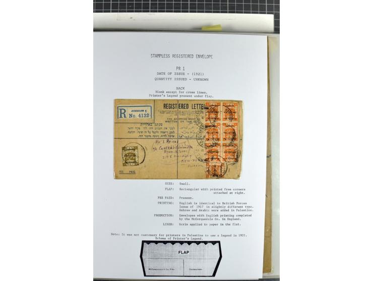 Registered envelopes, nationally and internationally awarded exhibition collection in 5 volumes, containing about more than 1