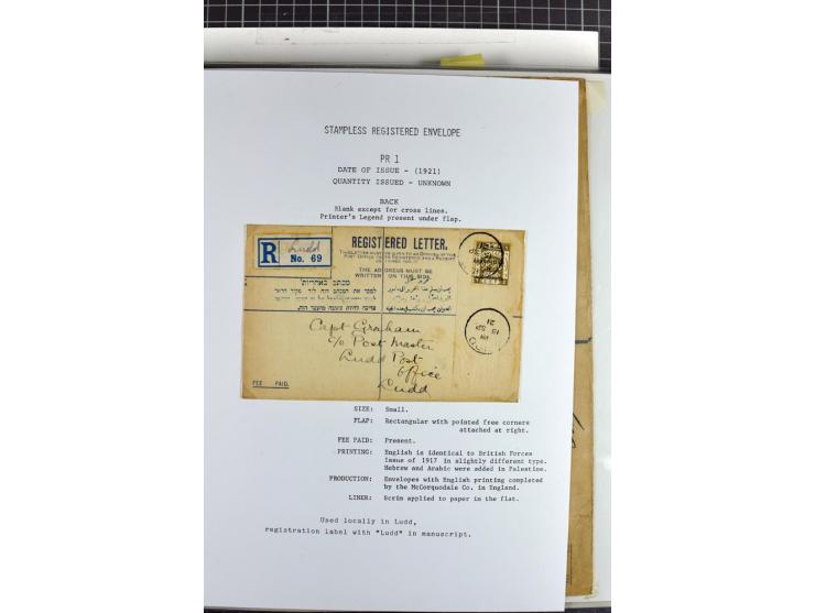Registered envelopes, nationally and internationally awarded exhibition collection in 5 volumes, containing about more than 1