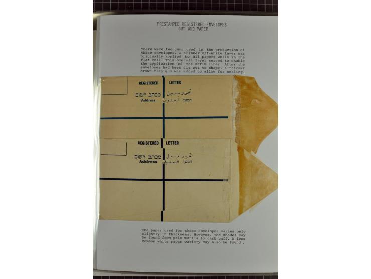 Registered envelopes, nationally and internationally awarded exhibition collection in 5 volumes, containing about more than 1