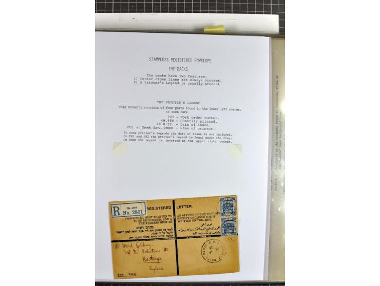 Registered envelopes, nationally and internationally awarded exhibition collection in 5 volumes, containing about more than 1
