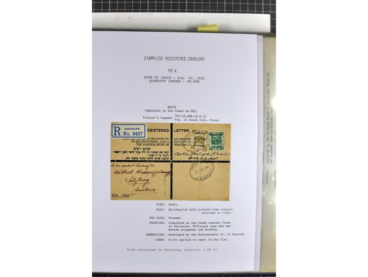 Registered envelopes, nationally and internationally awarded exhibition collection in 5 volumes, containing about more than 1