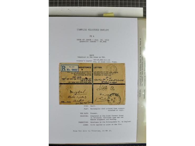 Registered envelopes, nationally and internationally awarded exhibition collection in 5 volumes, containing about more than 1